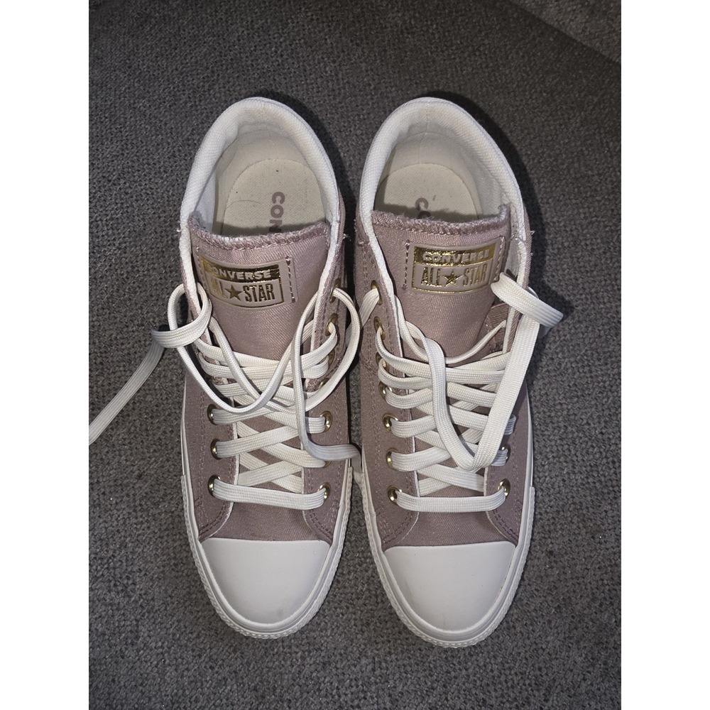 Converse Chuck Taylor All Star Mid Pink Gold Women's Size 9.5 - Picture 4 of 10